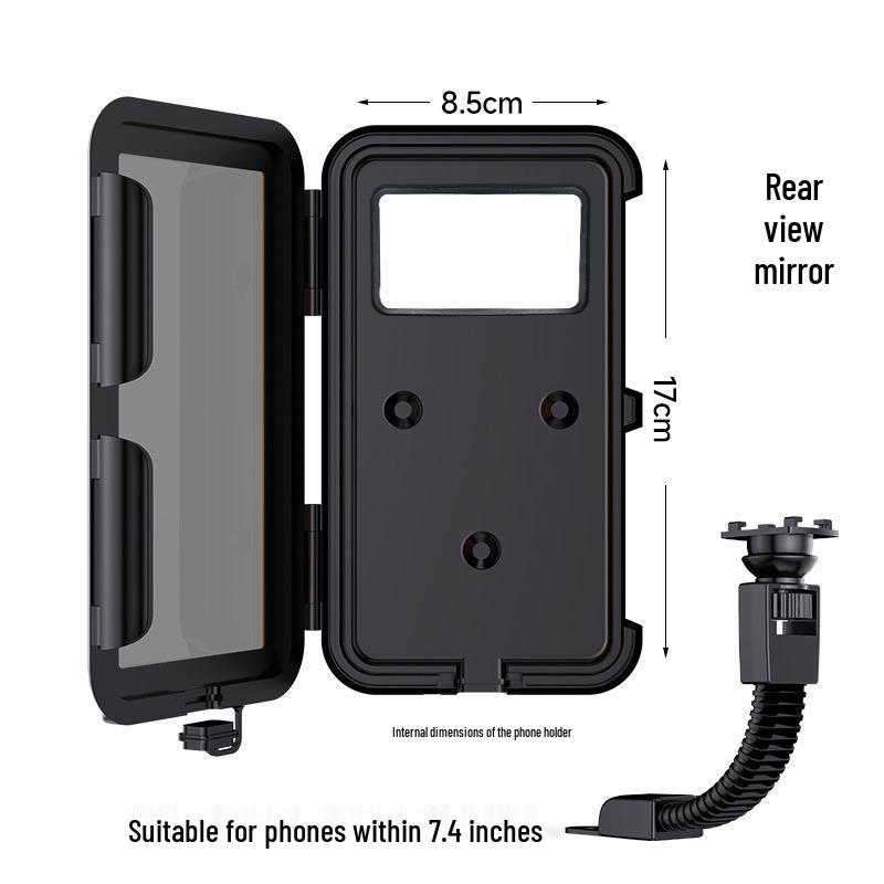 Waterproof Shockproof Phone Holder with Touch Screen for Bike, Electric Vehicle & Motorcycle
