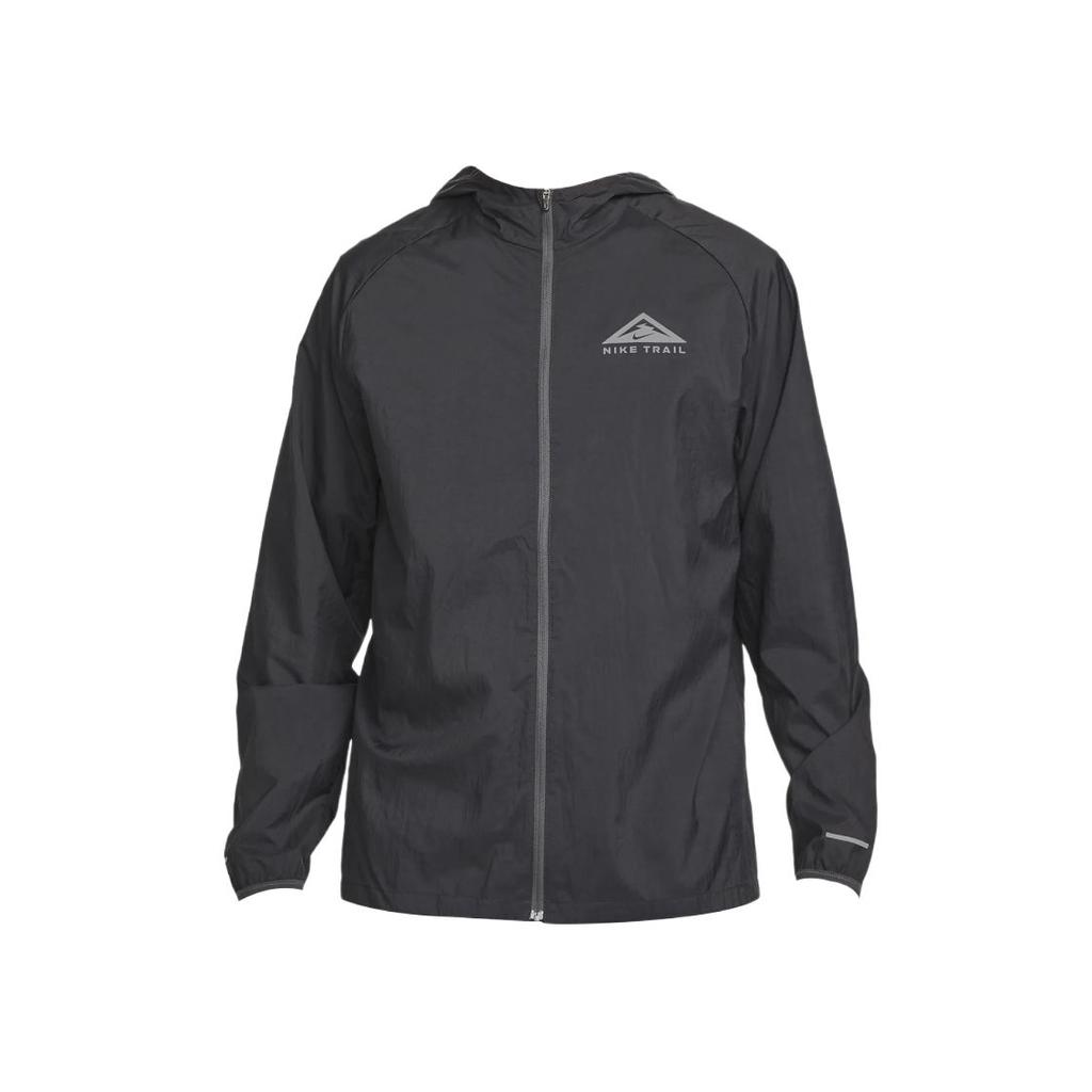 Nike Trail Aireez Lightweight Trail Running Jacket Black Men Streetwear DX6883-010
