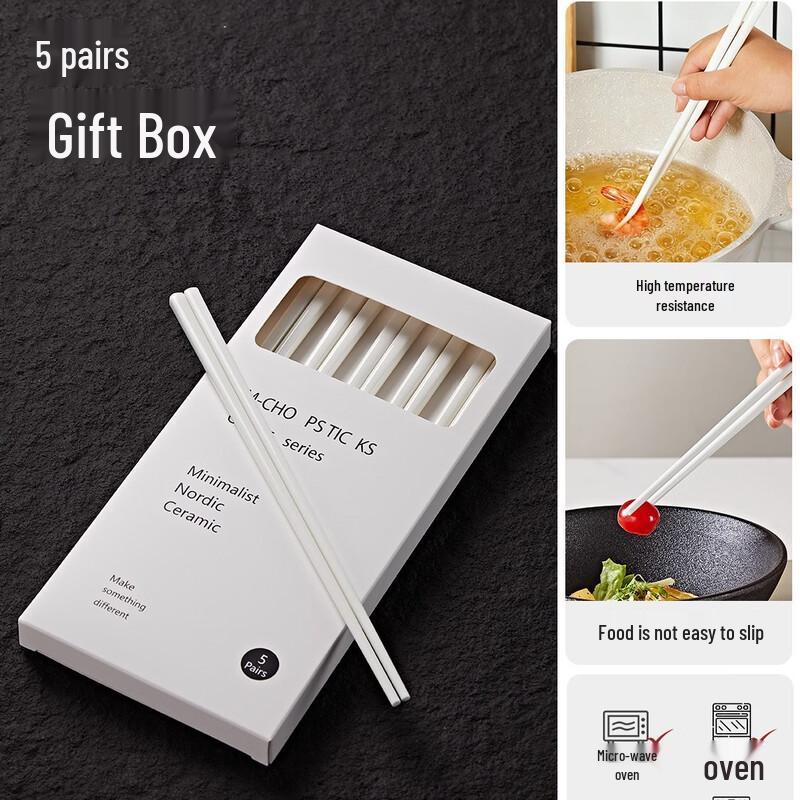 Food-Grade Ceramic Non-Slip Chopsticks