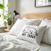 Cute Not Today French Bulldog Throw Pillow Covers 12x20 inch, Funny Pug Dog Pillowcases Home Decor for Bed Couch Sofa Therapy Office Living Room,
