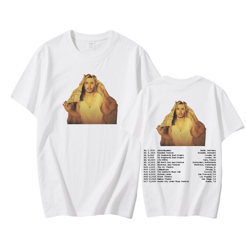 

Fujii Kaze Hachiko T-Shirt 100% Cotton Fashion Tshirts Cartoon Graphic T Shirts Clothes Summer Casual T-shirt Short Sleeve Tops XS чорний