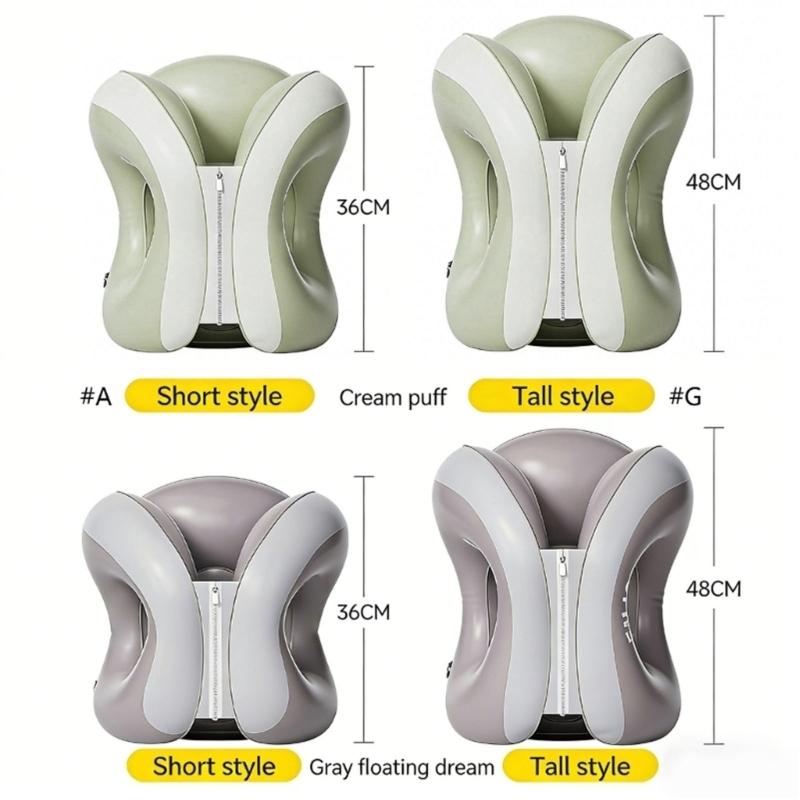 Multifunctional Simple To Transport Inflatable Rest Support For Office Holiday And Home Use With Gentle Comfortable Fabric