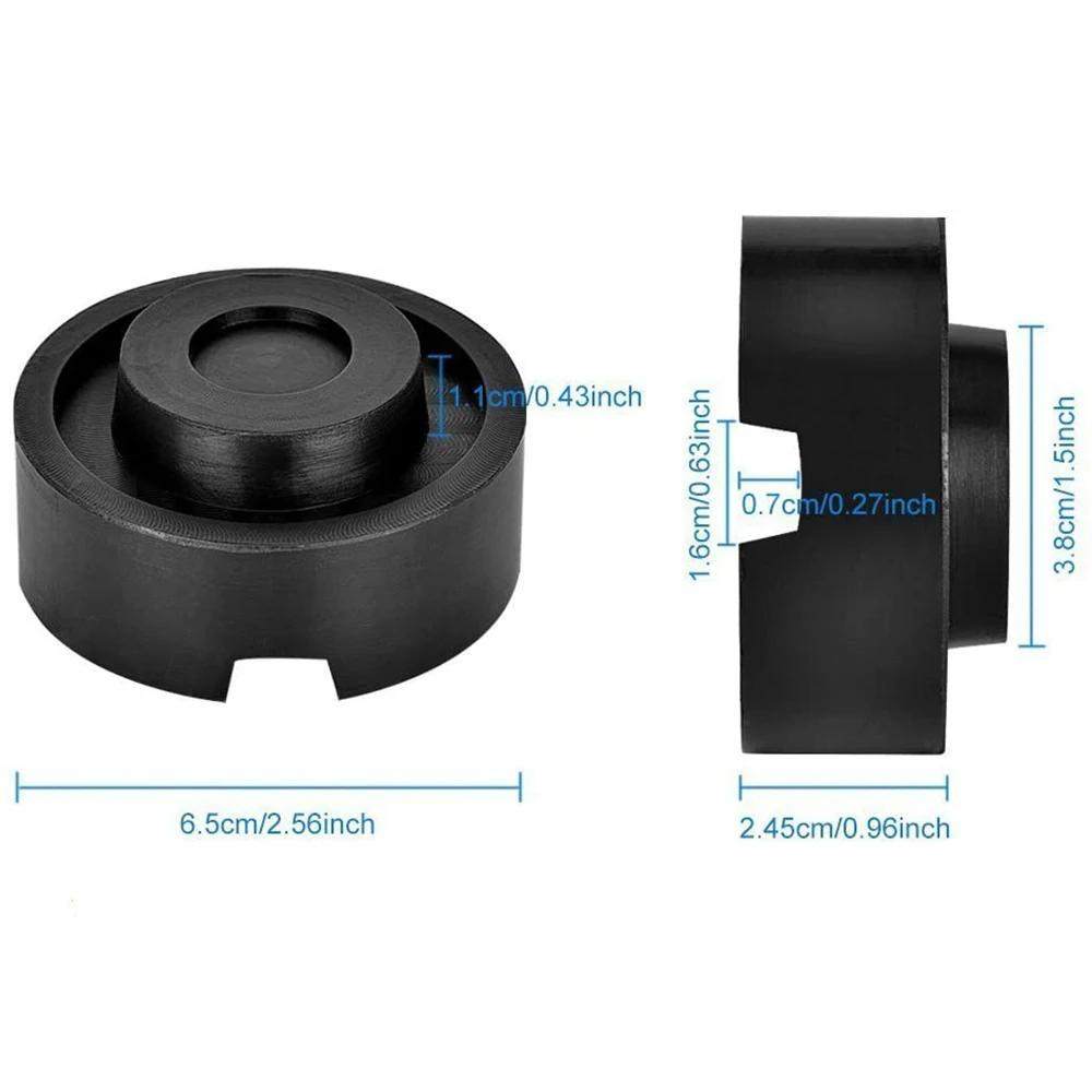 Car Lift Jack Support Stand Rubber Pads Wheel Dolly Slotted Floor Frame Rail Adapter Repair Tools for Lexus Subaru Fiat Volvo