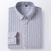 Camicia Oxford da Uomo 100% Cotone Manica Lunga Casual Morbida Traspirante Business Casual Vestibilità Regolare Elegante Camicia Sociale