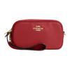 Jamie Series 18 Zipper Closure Double Card Slot Calf Leather Wrist Bag Clutch Small Size Women's Red
