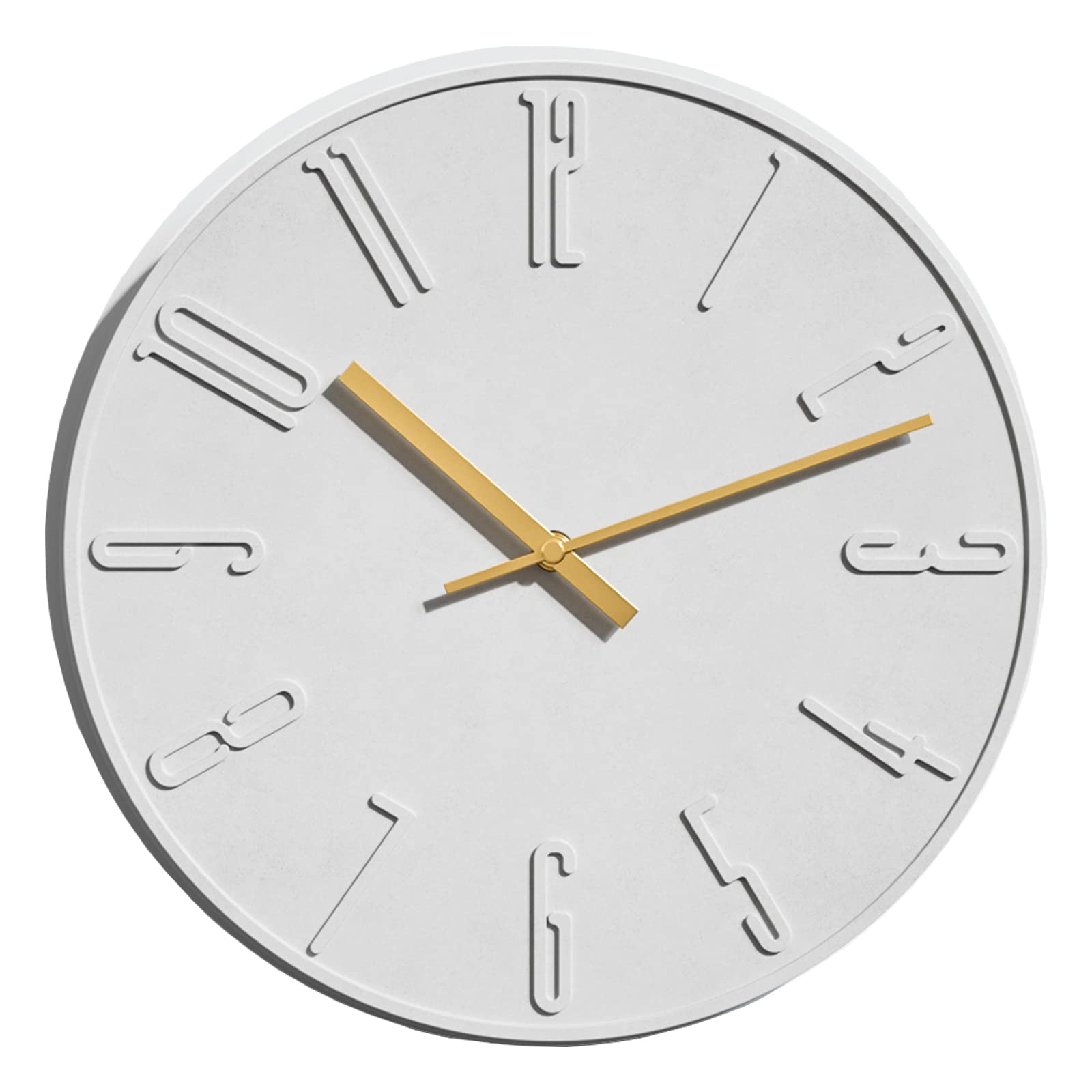 

TAHITICA Wall Continuous Second Wall Grandfather Nordic Room Living Room Housewarming Stylish Hook Included Clock, Cement, Hand, Silent, Clock, Clock,