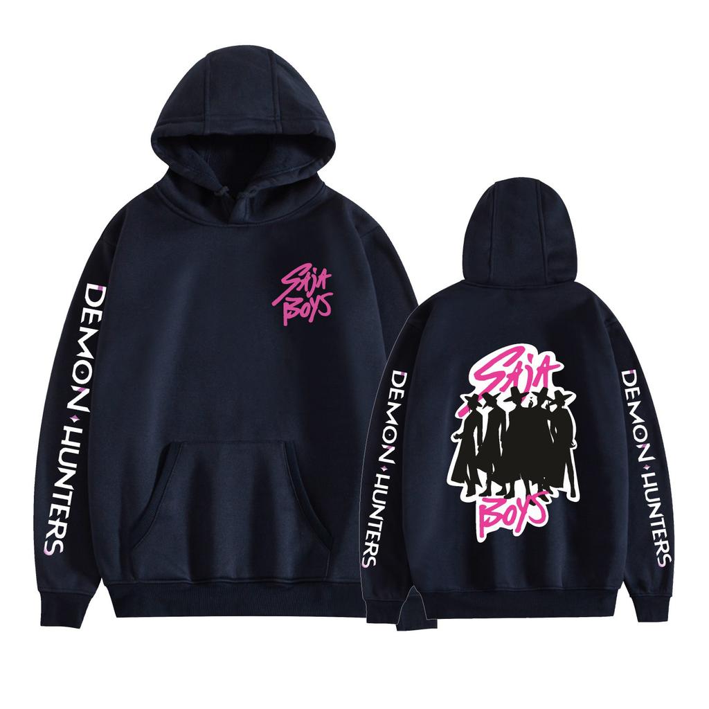 Mens Womens Hoodie KPop Demon Hunters Anime Hoodies Streetwear Harajuku Casual Printed Hooded Pullover Sweatshirts