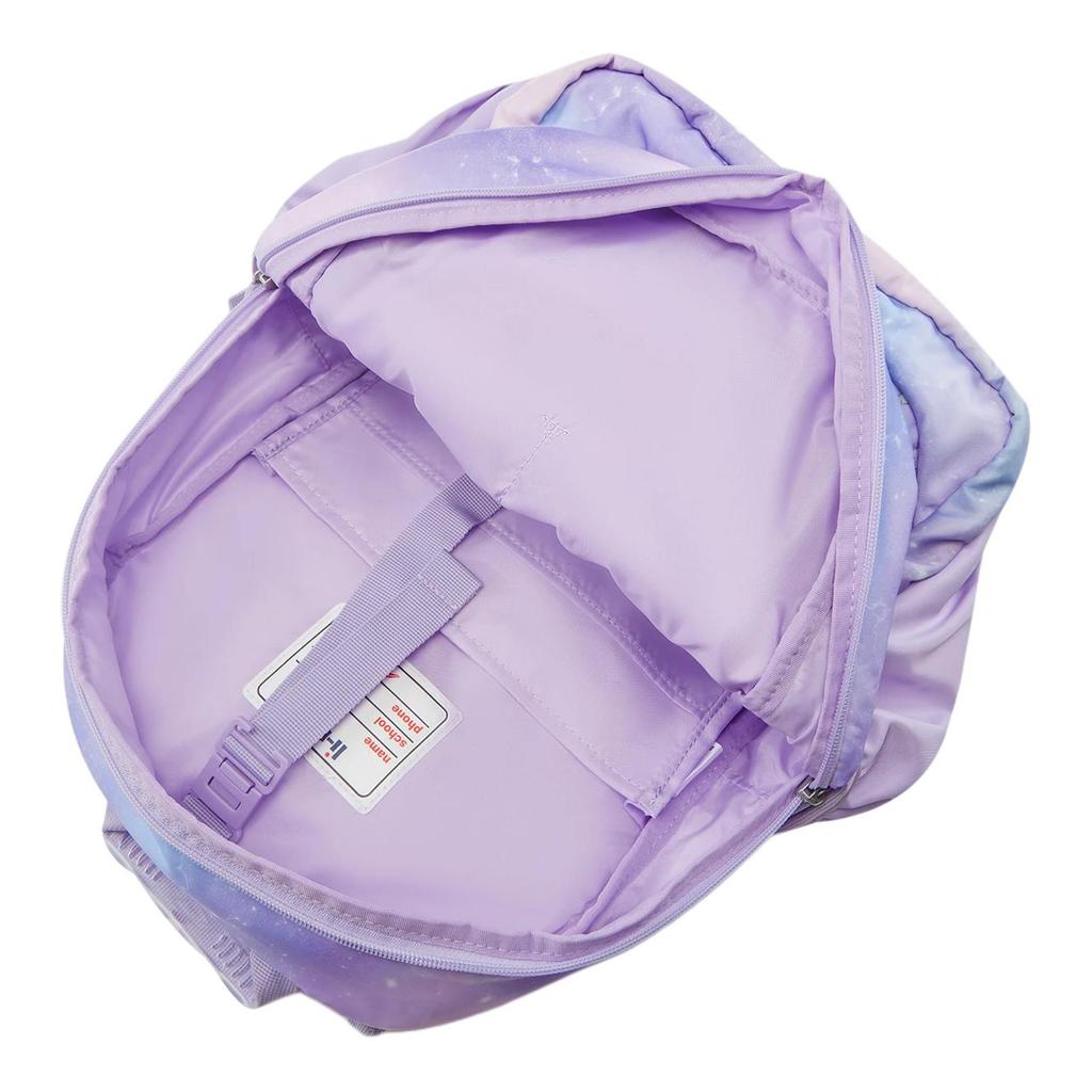Zaino Li Ning Moda Casual Trendy Riflettente Poliestere Zaino per Bambini Lilla Chiaro YBSU083-4