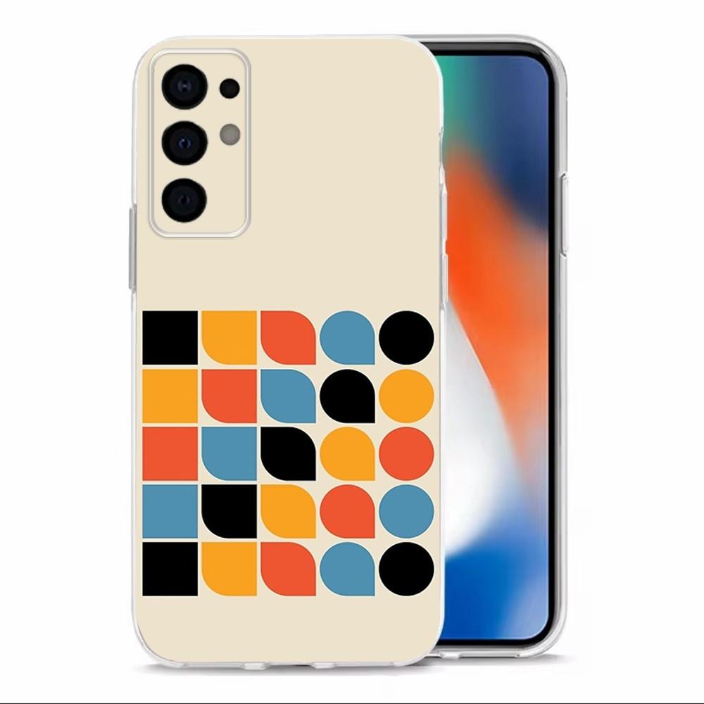 Bauhaus Exhibition Art Phone Case For Samsung S30,S23,S21,S22,S20,Ultra,S20,FE,lite,S10,S9,S8,PIus Transparent Shell