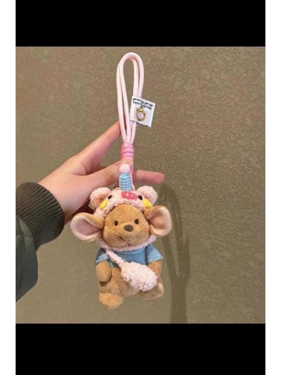 Очаровательный Брелок Плюшевая Кукла Медведь Украшение 8 cm