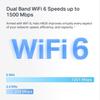 Système Wi-Fi 6 Mesh - Mercusys - Halo H60X - 2 Unités - 1500 Mbit/s - Bi-bande 350 M²
