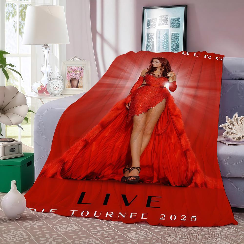 Singer A-andrea Berg Blanket Warm And Soft Suitable For Bedroom Living Room Sofa Bed Office Travel Camping