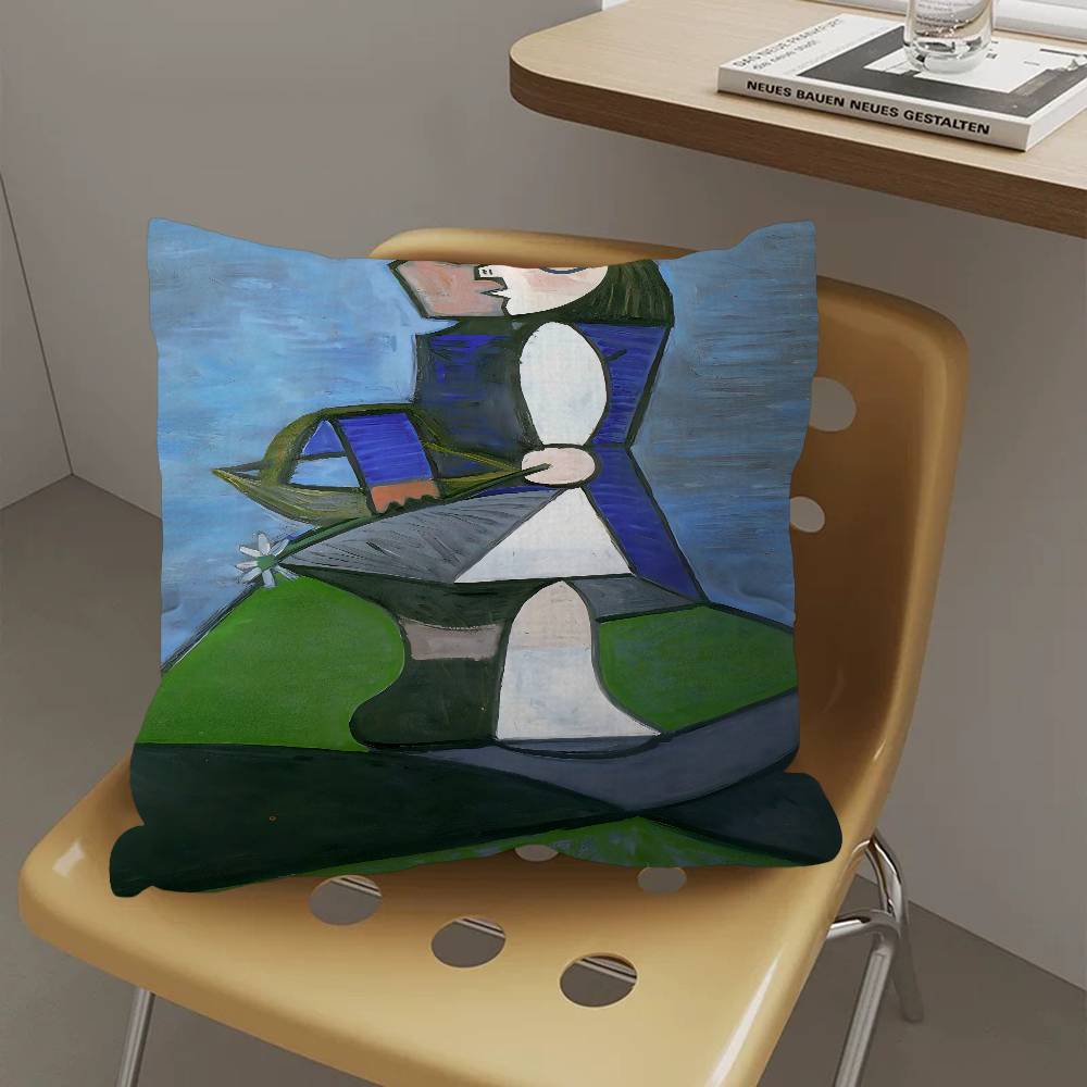 Legend Art Artist P-Pablo Picasso-Mt Maple Design Cushion Cover Happy Autumn Harvest Decor Holiday Decorati Pillow Cover