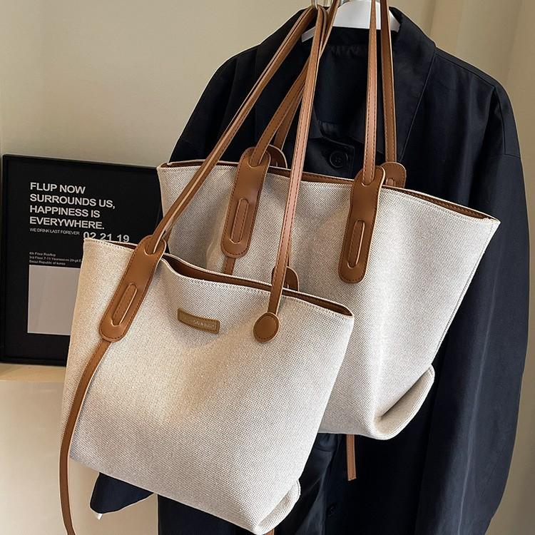 Casual Big Bag New Fashion Shoulder Bag Women's Large-capacity Commuter Tote Bag