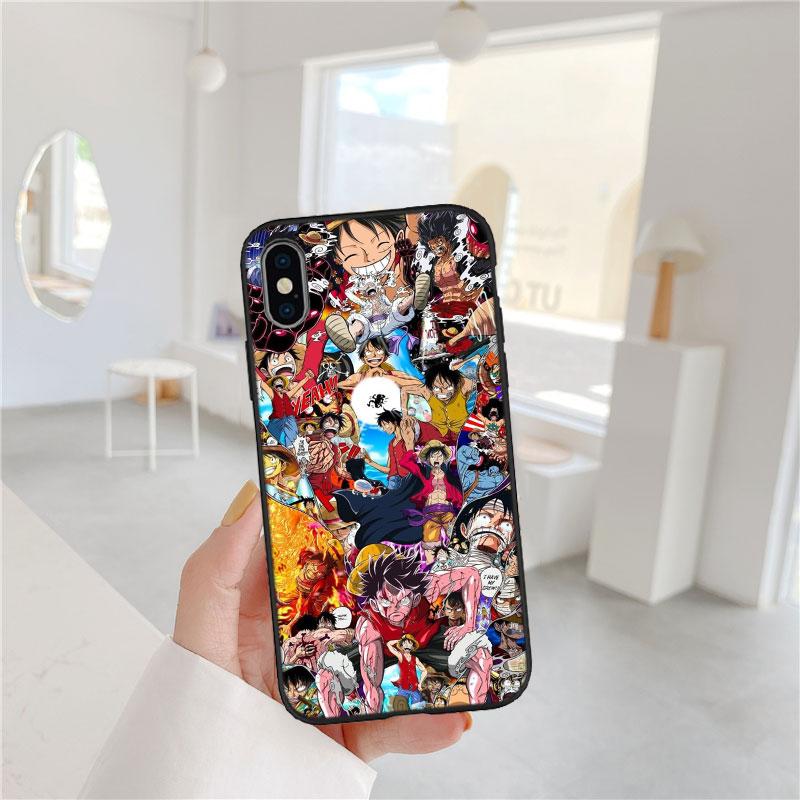One Piece Luffy Soft Shell Phone Case for OPPO A3 Pro A72 A74 A76 A77 A77S A78 A79 A94 A95 A18 A40M A58