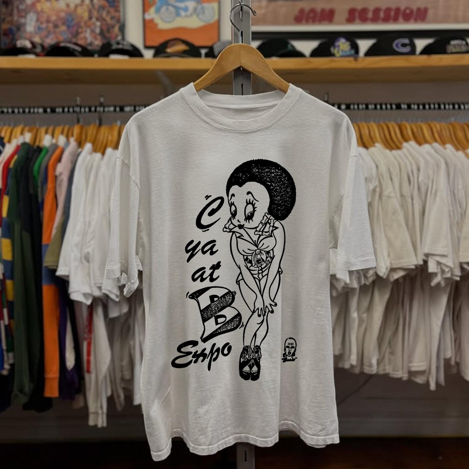 Marilyn Manson X Betty Bop Rare White T-Shirt S 2XL
