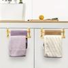 Over The Door Hanger Metal Construction Rustproof Towel Holder For Small Spaces Kitchen Bathroom Bedroom Storage