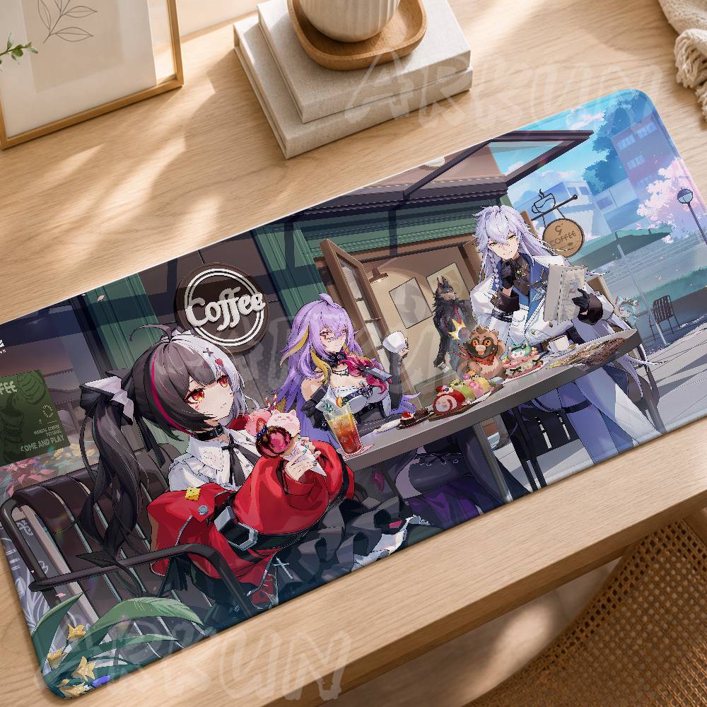 Cool Video Game Neverness To Everness Mouse Pad Nonslip Rubber Gamer Computer Mat Decoracion Deskmat Laptop Office Large Mat