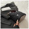 Koreaanse Ruit Herfst/Winter Handtas - High-End Geborduurde Kleine Tote