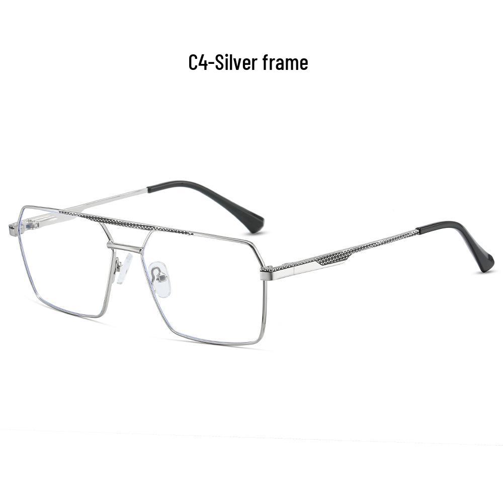 

Модные легкие металлические очки с полной оправой, блокирующие синий свет