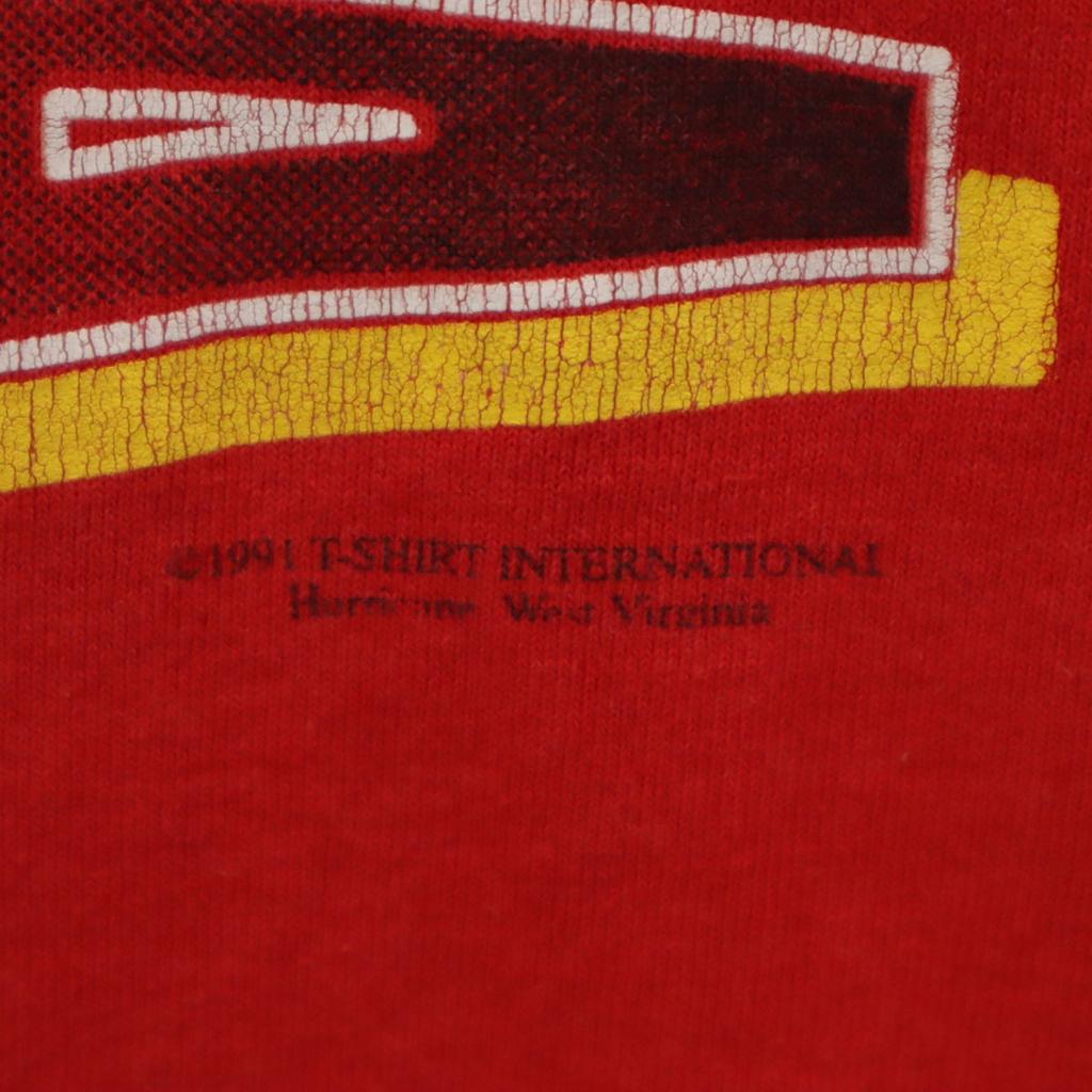 SCREEN STARS BEST 90s Made In USA Old NEBRASKA Print Short Sleeve T-shirt Men's Used