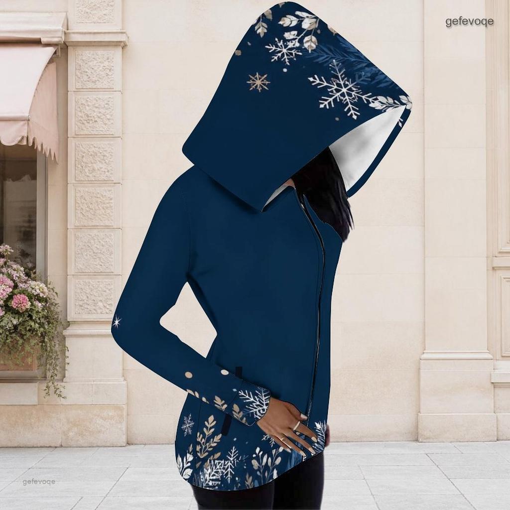 Women Plus Size Dark Purple Halloween Printed Asymmetric Cutout Neck Cold Shoulder Long Sleeve Fitted Top