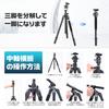 Ulanzi Camera Aerial Photography Tripod with Adjustable Center Axis Micro Telescopic Panoramic Quick Camera Tripod Boom for Rotating Center Aluminum