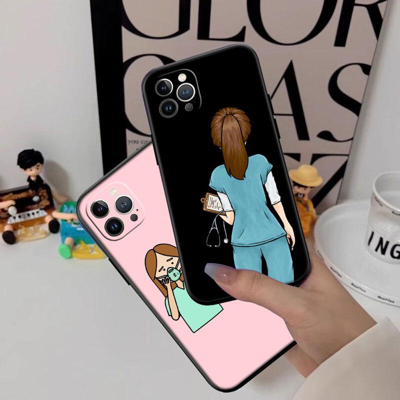 Arzt Krankenschwester Muschel Handyhülle für Samsung Galaxy A11 A12 A13 A15 A52S A53 A55 A56 A70 A71 A72 A73 F06 F16 F56 S10 Plus S10e