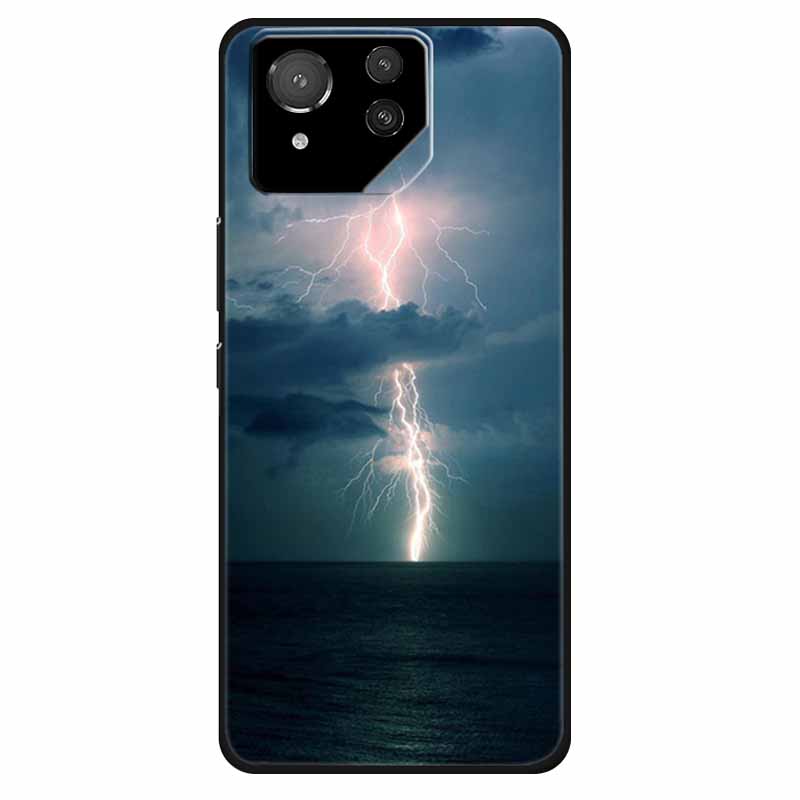 For Asus ROG Phone 8 Case Lovely Soft Silicone Lion Fundas For ASUS Rog Phone 8 Pro Cover Marble Cat Phone8 8pro Protector Bag