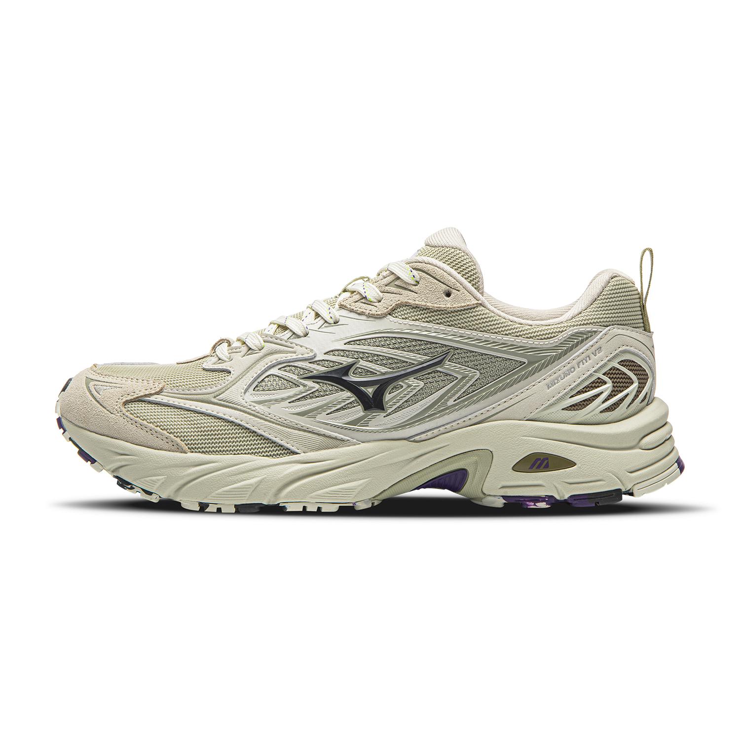 

Mizuno Fiyi V2 Ретро Тренд Универсальные Функциональные Удобные Городские Поездки Спортивная Ткань Синтетическая Кожа Низкие Беговые Кроссовки D1GH241513 36