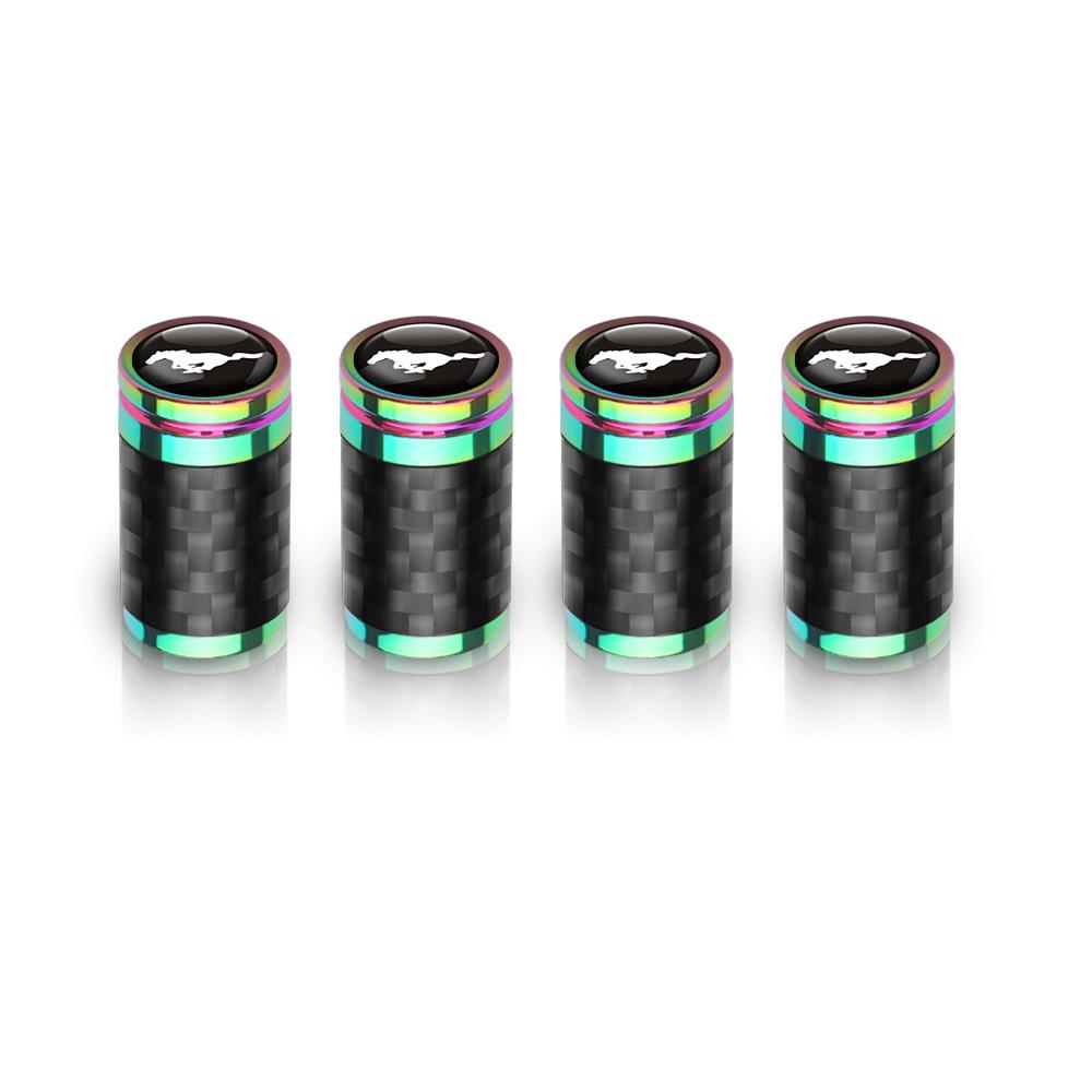 4Pcs Carbon Fiber Car Wheel Tire Valve Stem Air Cap Auto Decoration For Ford Fiesta Focus 2 Mk3 Mondeo Mk4 Ranger Kuga Mustang