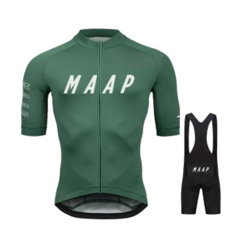 2026 Cycling Suit Set Quick Dry Short Sleeve Top Bib Shorts Mountain Road Bike Suit Breathable Summer Men