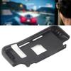 For Switch Protective Case Cover Soft Silicone Ultrathin TPU Game Console Protective Cover with Ergonomic Grip Black