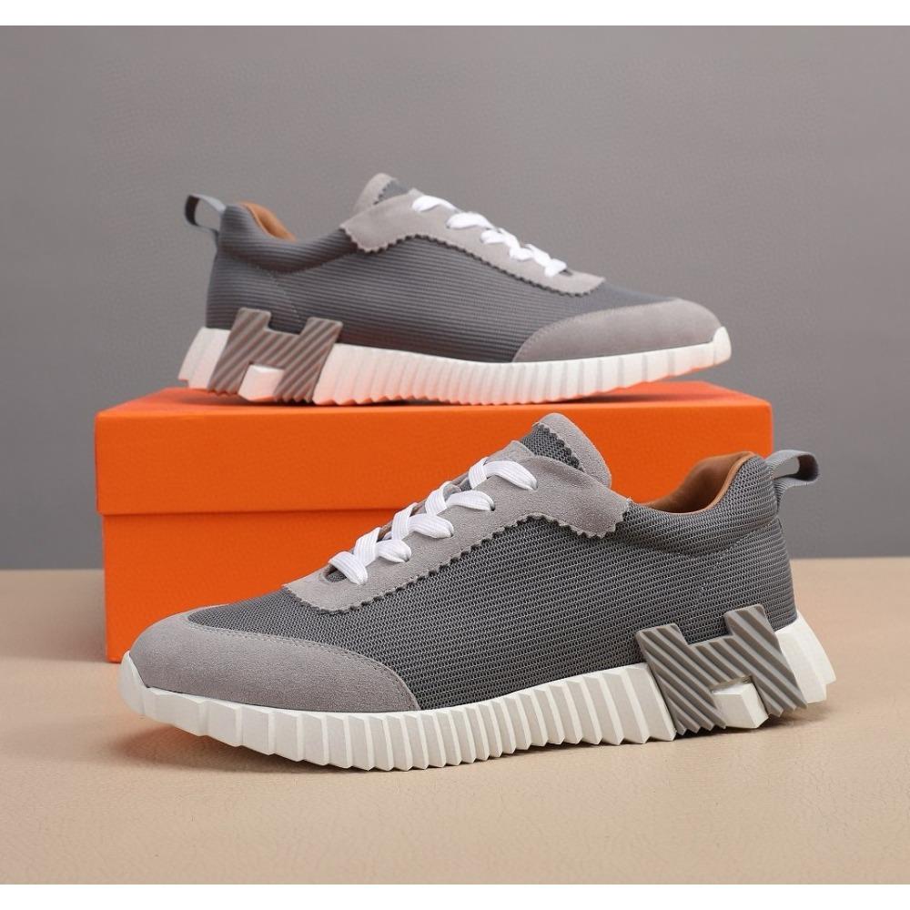 H Herrenschuhe Leder Dicksohlig Stoßdämpfend Laufschuhe Freizeit Kleine Weiße Schuhe Sportschuhe