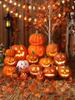 Luminous Halloween Pumpkin Lantern Decoration - Large Outdoor Display for Shopping Malls and Events