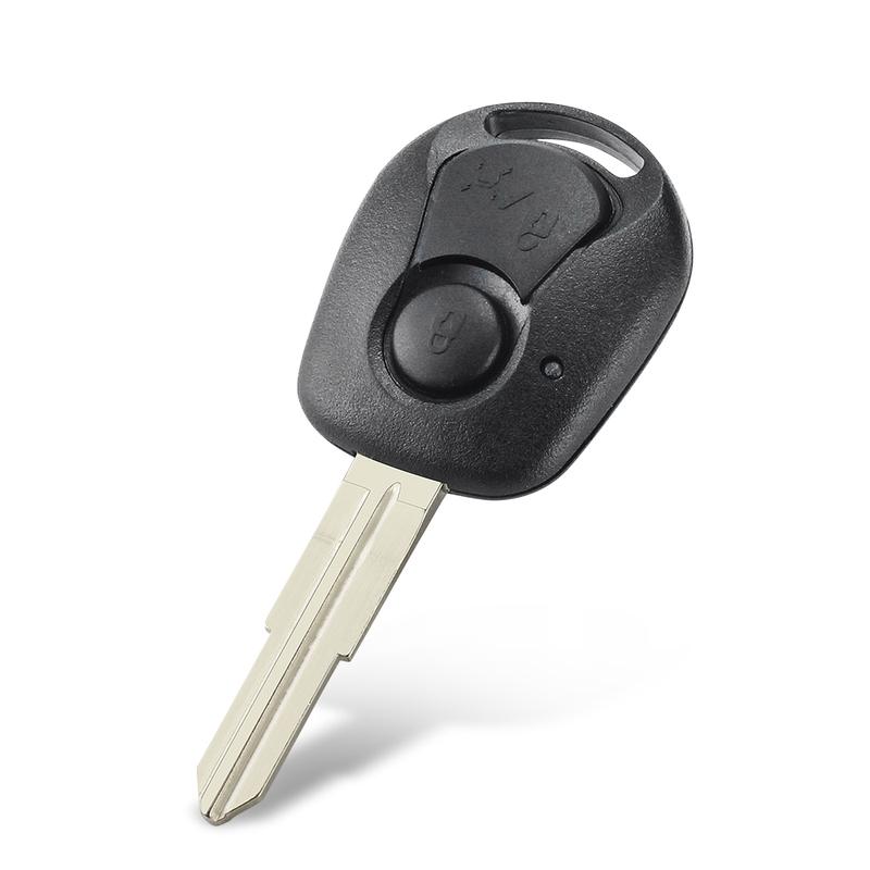 KEYYOU 2 Buttons For SsangYong Actyon Kyron Rexton Replacement Key Case Blank Shell Fob Uncut Blade Replacement Cover