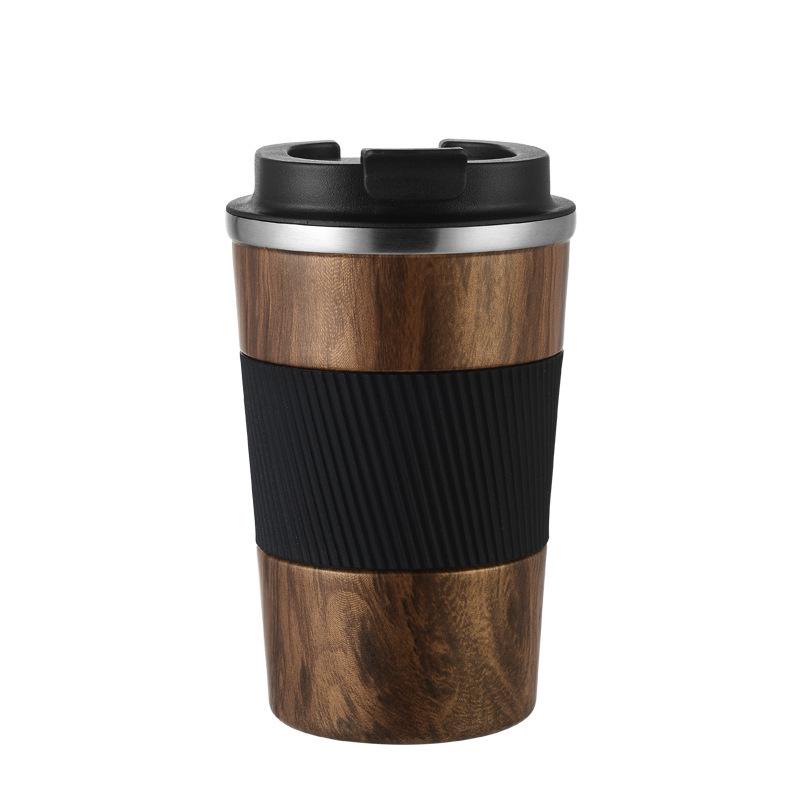 3rd Gen Stainless Steel & Silicone Insulated Coffee Cup - Portable, Stylish Business Gift with Logo Printing