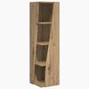 Artisan Oak Corner Cabinet 27.5 X 27 X 102 Cm Particleboard