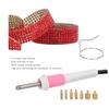 Rhinestones Applicator Kit Hotfix Tool for Crafts Clothes Fabric Clothing with 7 Tips, Hot Fix Rhinestone Machine, Rinestones Setter Heat (US Plug)