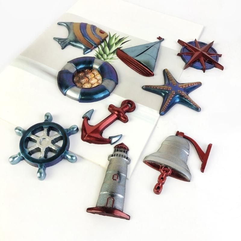 Vielseitige Silikonform mit Ozean-Thema Langlebige Deko-Gießharzform für Zuhause, Backen, Handgemachte Dekorationen und Kinderpartys