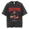 New Jujutsu Kaisen Character Print T-shirt, Unisex Vintage Washed Top
