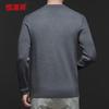 Hengyuanxiang Men's 100% Cashmere Thick Crew Neck Sweater