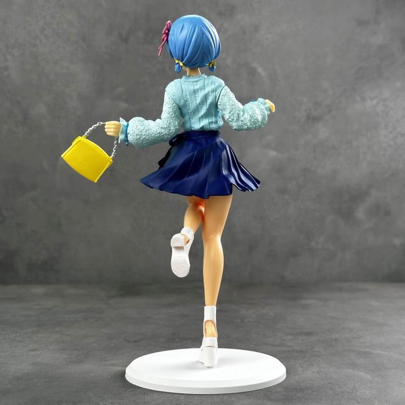 Life in a Different World from Scratch: Rem’s Different Color Standing Two-Dimensional Beautiful Girl Figure Anime Ornament