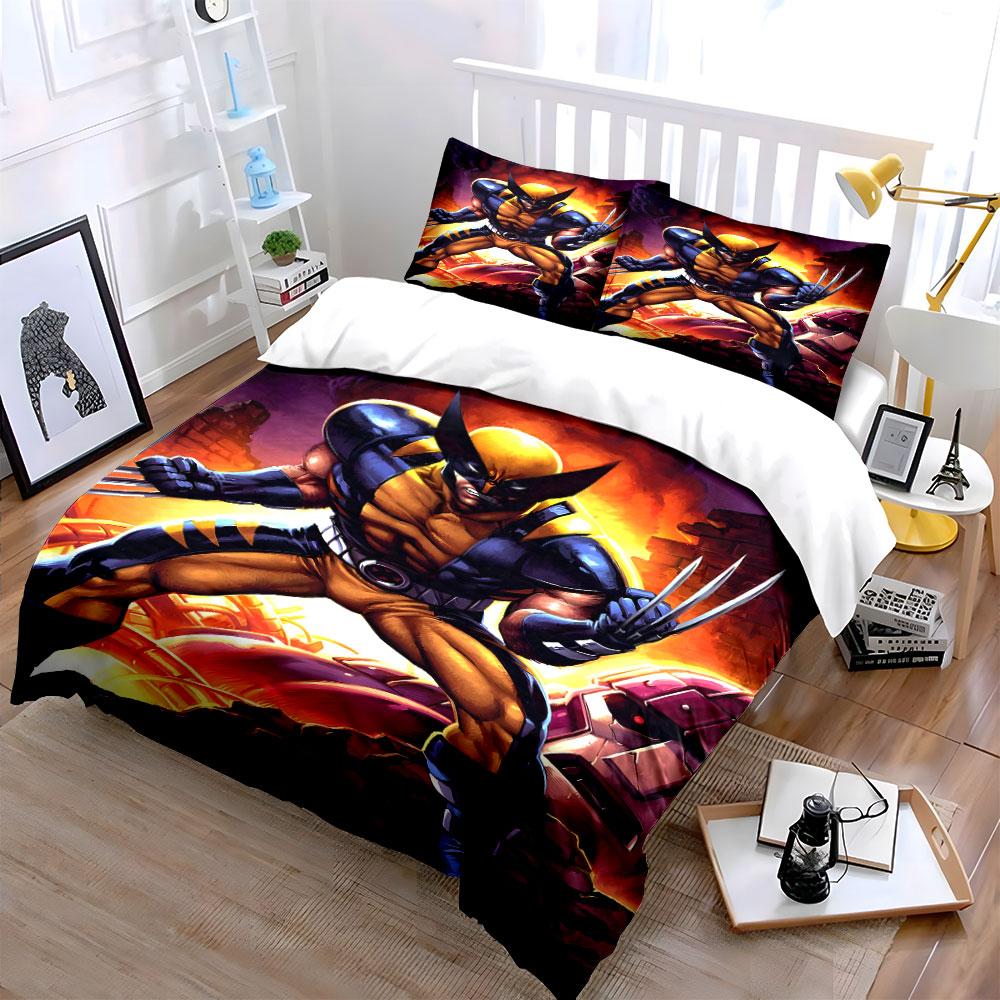 "Fierce hero unleashed." Bedding sets Duvet covers Pillowcases(1* Duvet Cover 2* Pillowcases without duvet insert)