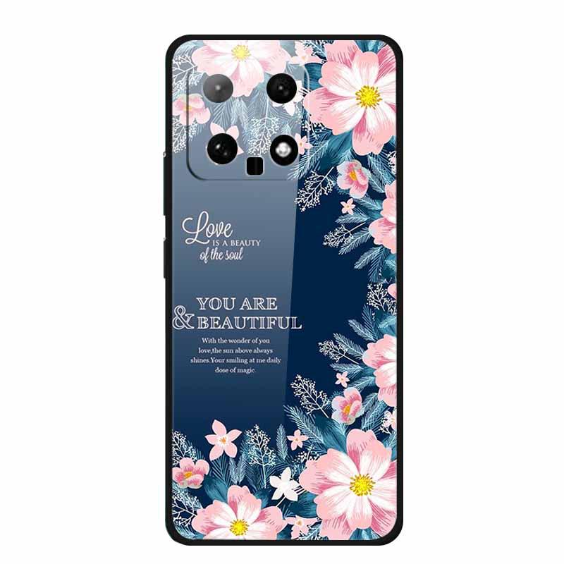 Xiaomi 14 Phone Case: Colorful Butterfly Design, Tempered Glass, Creative Style, Hot Seller