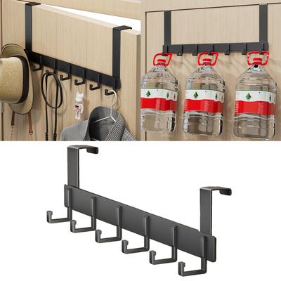 Ganchos para Colgar sobre la Puerta Toalla Abrigo Ropa Ganchos para Abrigos de Acero Inoxidable Estante Colgador de Pared para Bolso Chaquetas