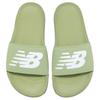New Balance 200 Women Green White One Strap Slides Comfortable Versatile SWF200D2B