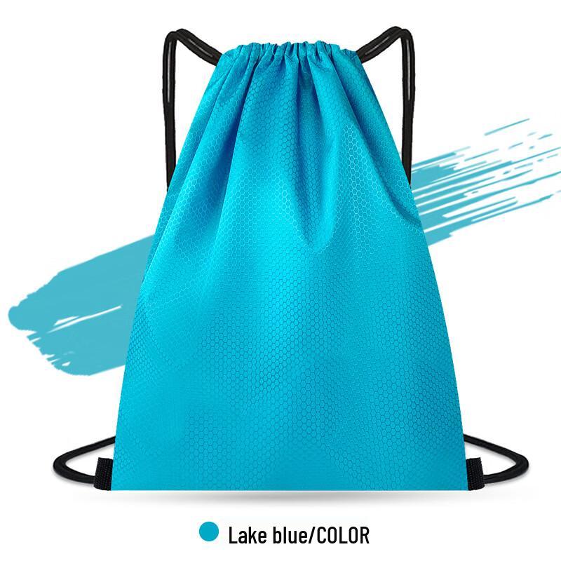Waterproof Drawstring Sports Backpack with Ball Net