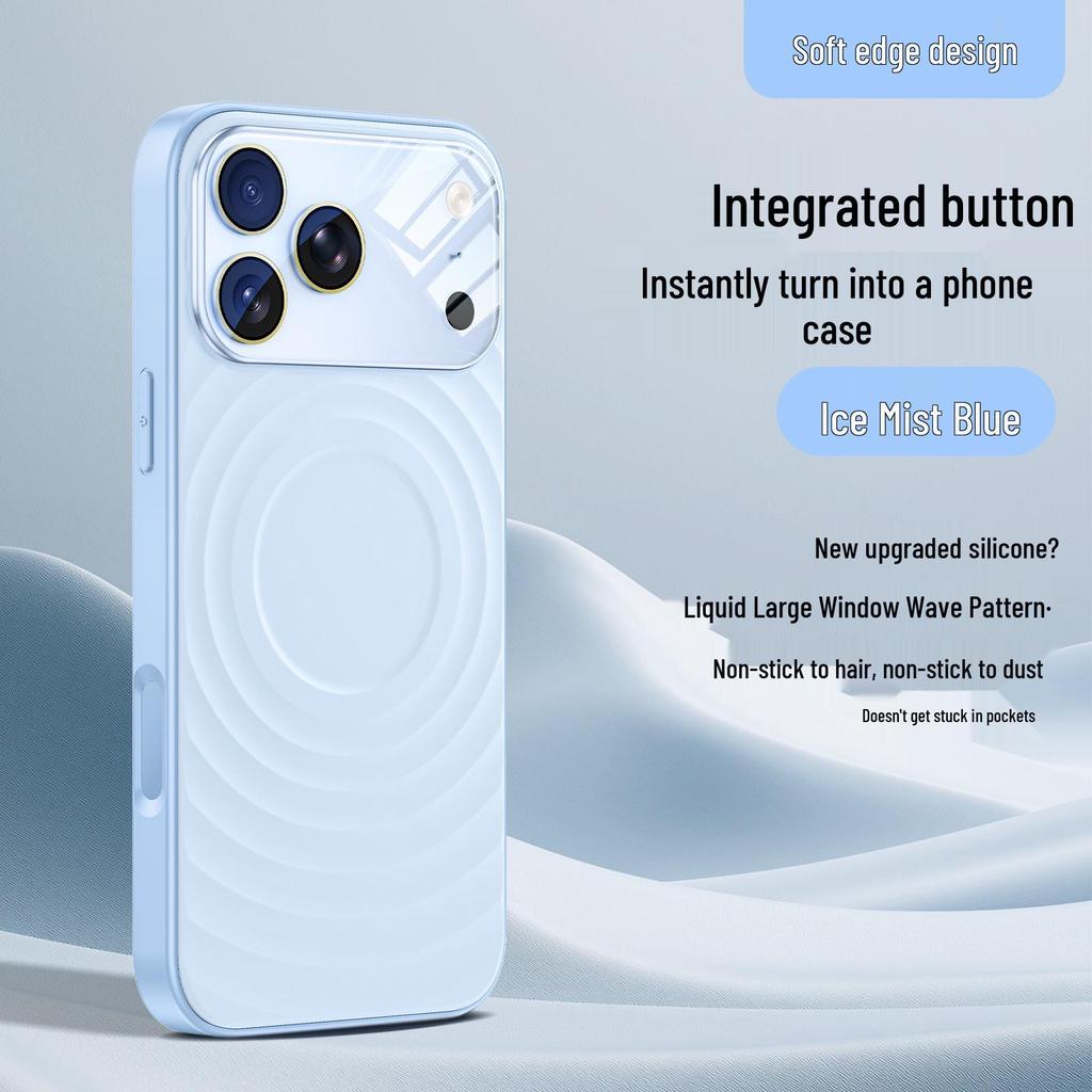 iPhone 17 Pro Max Magnetic Wave Pattern Protective Case