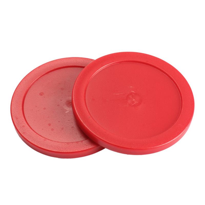 2 Pcs/Set 75mm Air Hockey Table Felt Pusher With 63mm  Mallet Goalies